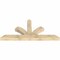 Ekena Millwork Richland Rough Sawn Timber Gable Bracket, Douglas Fir, 84"W x 38"H x 6"D x 6"F, 11/12 Pitch GBW084X38X0606RIC00RDF - alternate 4